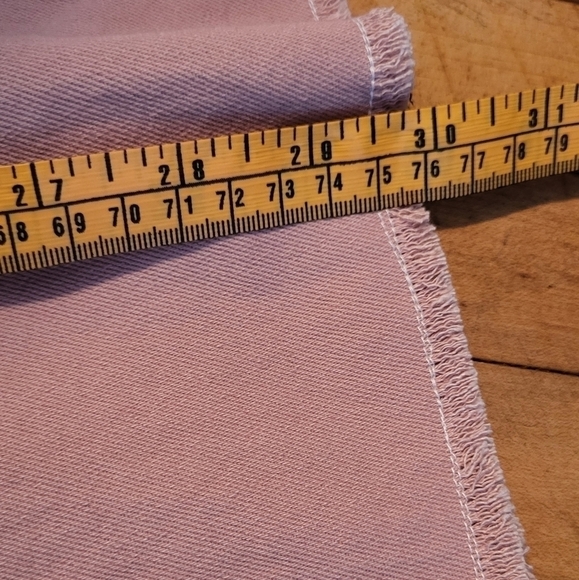 Mauve Pink Button Fly Flare High Rise Jean - Picture 9 of 11